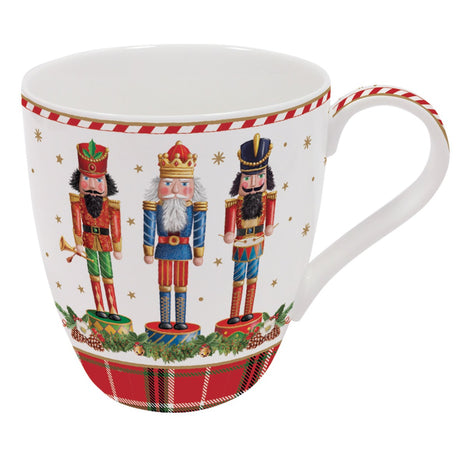 Tazza natalizia Vintage Nutcracker Easy Life porcellana 350 ml