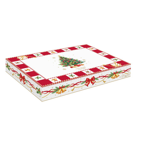 Piatto ovale natalizio Christmas Tale Easy Life 25x17 cm