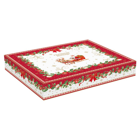 Piatto abete Christmas Heritage Easy Life 28,5x21,5 cm