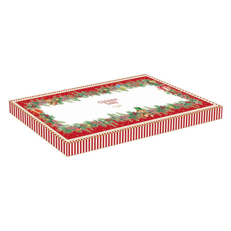 Vassoio natalizio Christmas Teddy Easy Life porcellana 35 cm