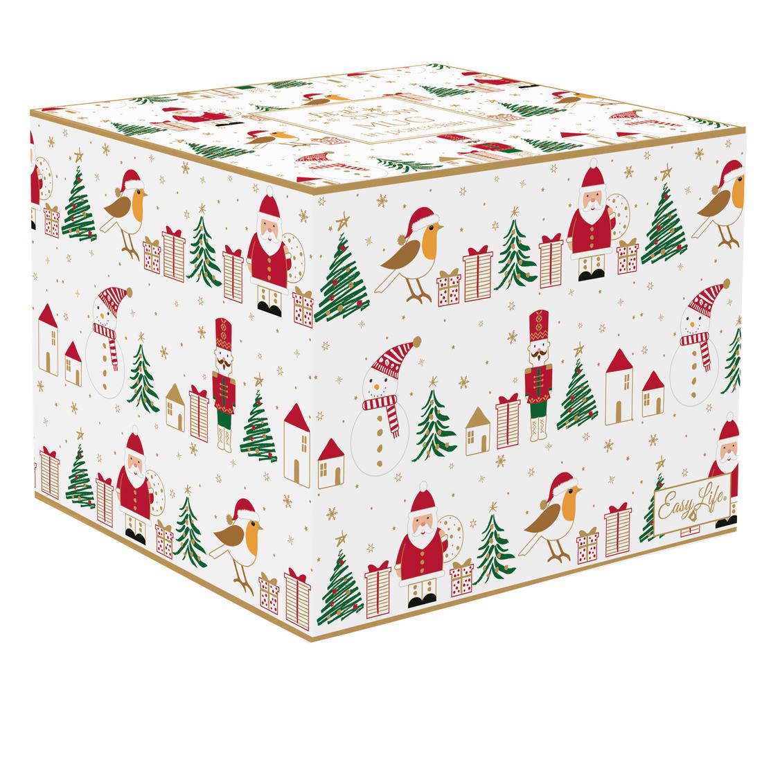 EASY LIFE Tazza Natalizia Let It Snow in Porcellana 400 ml