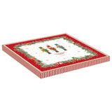EASY LIFE Piatto Torta Natalizio Christmas Teddy in Porcellana 32cm