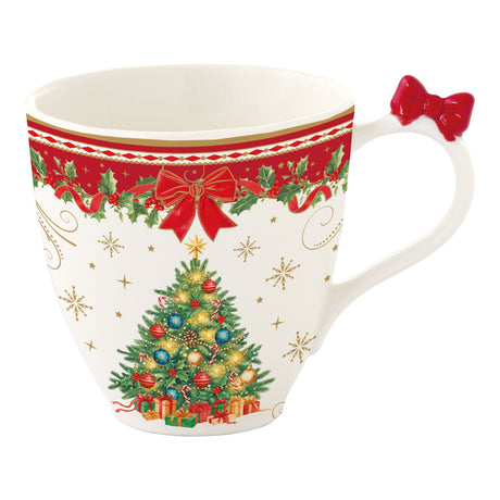 Mug natalizio Christmas Heritage Easy Life in porcellana 350 ml