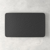 VILLEROY & BOCH Manufacture Rock Nero Piatto Rettangolare 28x17cm Porcellana