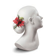 Lladró - Figura statua porcellana Busto donna Lily con fiori