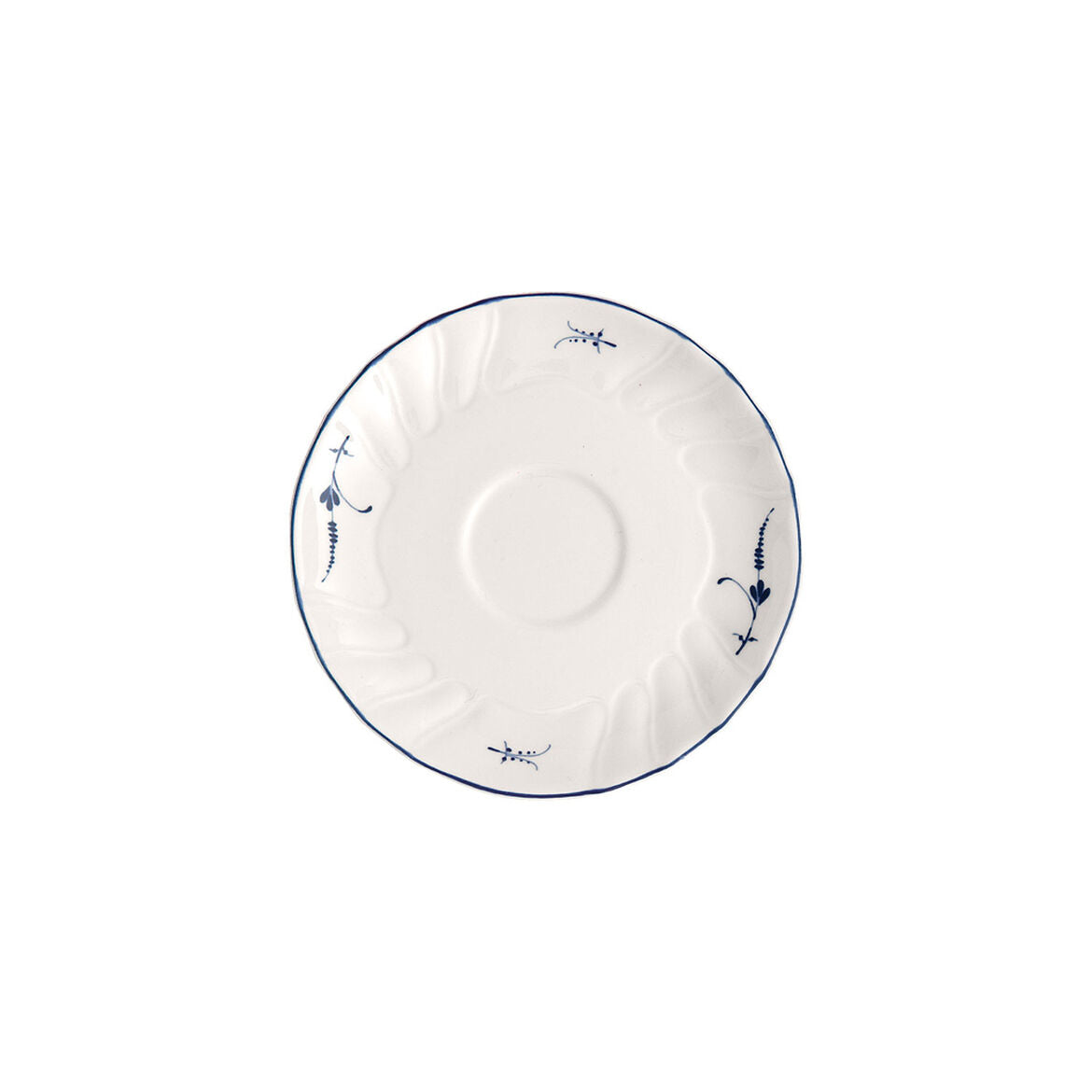 VILLEROY & BOCH Vieux Luxembourg Piattino Tazza Espresso Moka 120mm Porcellana