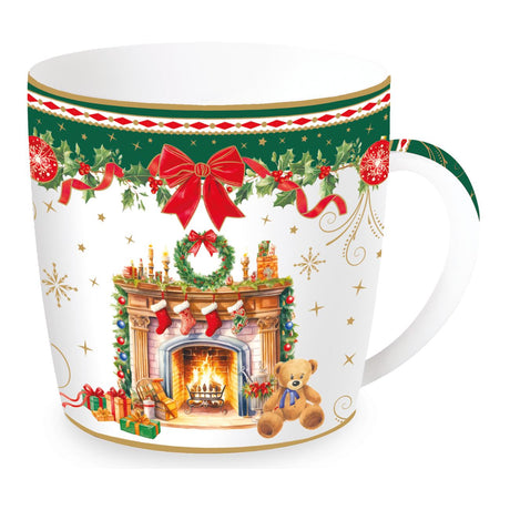 Tazza Christmas Heritage camino Easy Life con scatola di latta