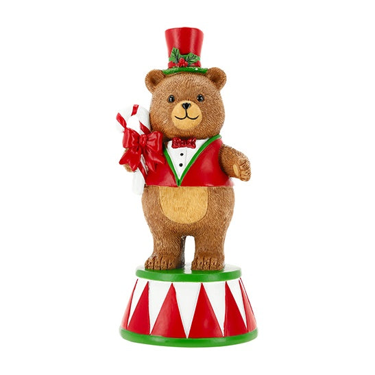 TIMSTOR Orsetto del Circo Natalizio con Cilindro 21,6 cm