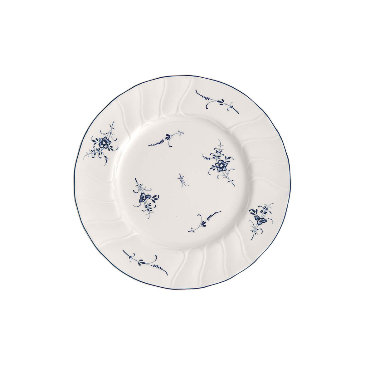 Piatto colazione Vieux Luxembourg Villeroy & Boch in porcellana bianca 21cm