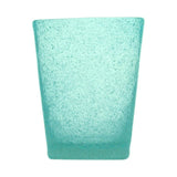 MEMENTO Bicchieri Acqua Monocolore Turchese Set 6 Pezzi 250ml Pasta di Vetro