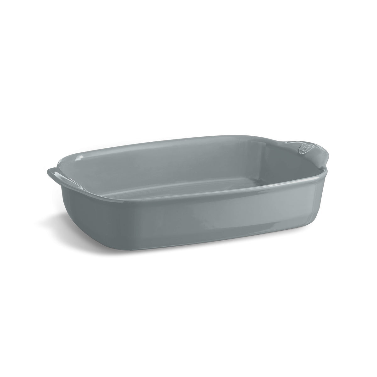 EMILE HENRY Pirofila Rettangolare da Forno in Ceramica Grigia 36x23,5 cm