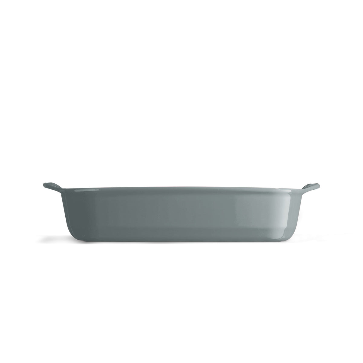 EMILE HENRY Pirofila Rettangolare da Forno in Ceramica Grigia 36x23,5 cm