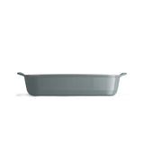 EMILE HENRY Pirofila Rettangolare da Forno in Ceramica Grigia 36x23,5 cm