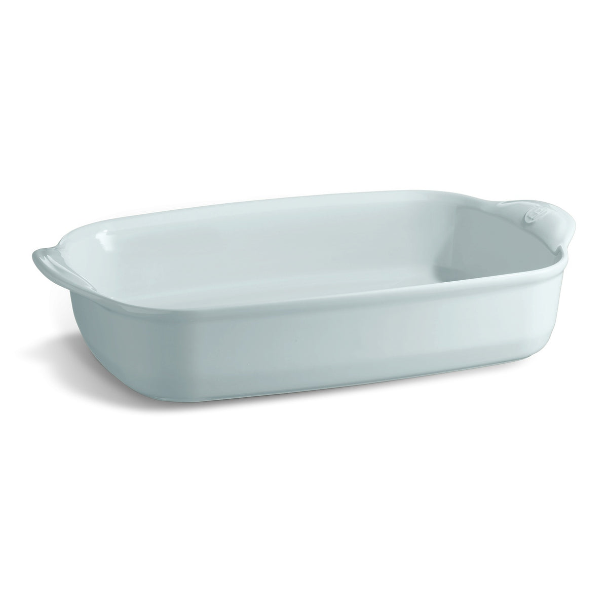 EMILE HENRY Pirofila Grande Rettangolare da Forno in Ceramica Azzurro Chiaro 42,5x27,5 cm