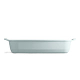 EMILE HENRY Pirofila Grande Rettangolare da Forno in Ceramica Azzurro Chiaro 42,5x27,5 cm
