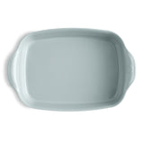 EMILE HENRY Pirofila Grande Rettangolare da Forno in Ceramica Azzurro Chiaro 42,5x27,5 cm