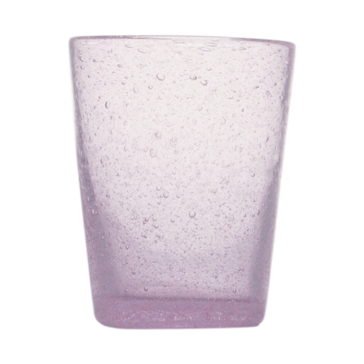 MEMENTO Bicchieri Acqua Monocolore Mauve Malva Set 6 Pezzi 300ml Pasta di Vetro