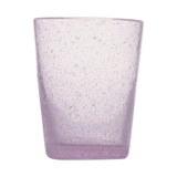 MEMENTO Bicchieri Acqua Monocolore Mauve Malva Set 6 Pezzi 300ml Pasta di Vetro