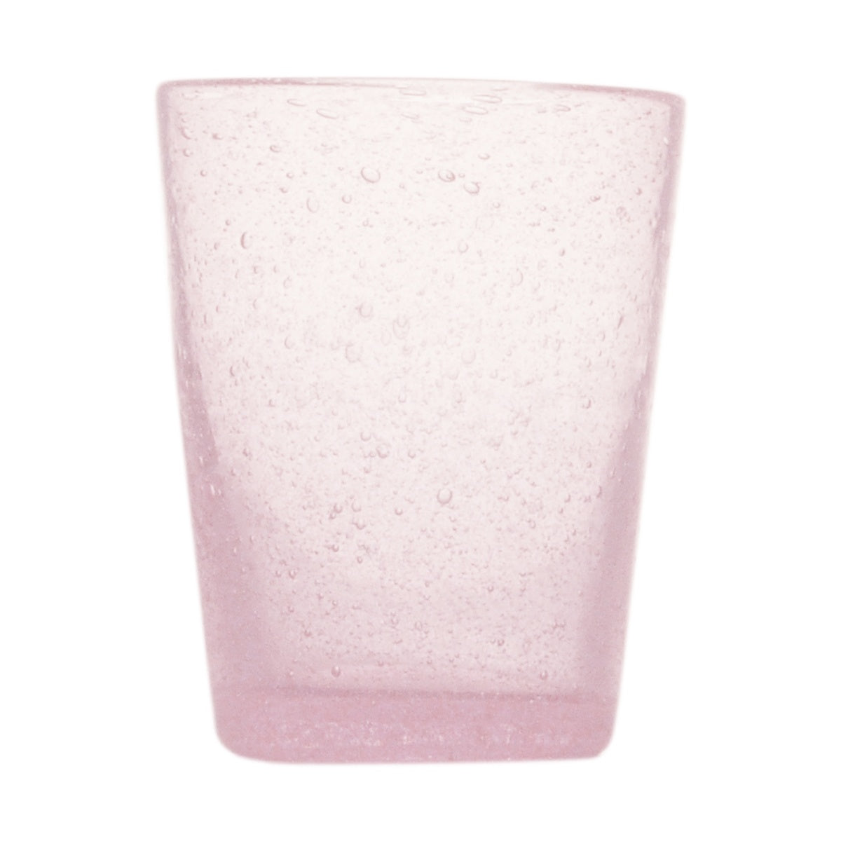 MEMENTO Bicchieri Acqua Monocolore Pink Rosa Set 6 Pezzi 300ml Pasta di Vetro