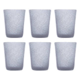 MEMENTO Bicchieri Acqua Monocolore Lilac Lilla Set 6 Pezzi 300ml Pasta di Vetro