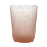 MEMENTO Bicchieri Acqua Monocolore Peach Pesca Set 6 Pezzi 300ml Pasta di Vetro