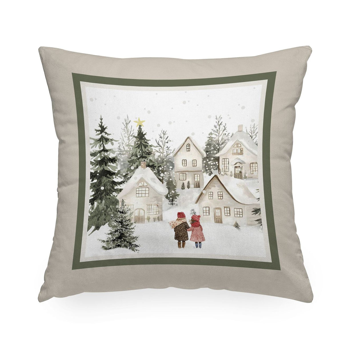 CASA ANVERSA Cuscino Natalizio con Imbottitura Nuuk 50x50 cm