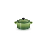 LE CREUSET Mini Cocotte Rotonda in Gres Vetrificato Verde Bamboo 10 cm 0,25 L
