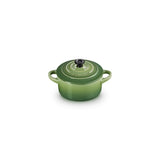 LE CREUSET Mini Cocotte Rotonda in Gres Vetrificato Verde Bamboo 10 cm 0,25 L