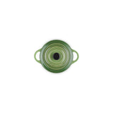 LE CREUSET Mini Cocotte Rotonda in Gres Vetrificato Verde Bamboo 10 cm 0,25 L