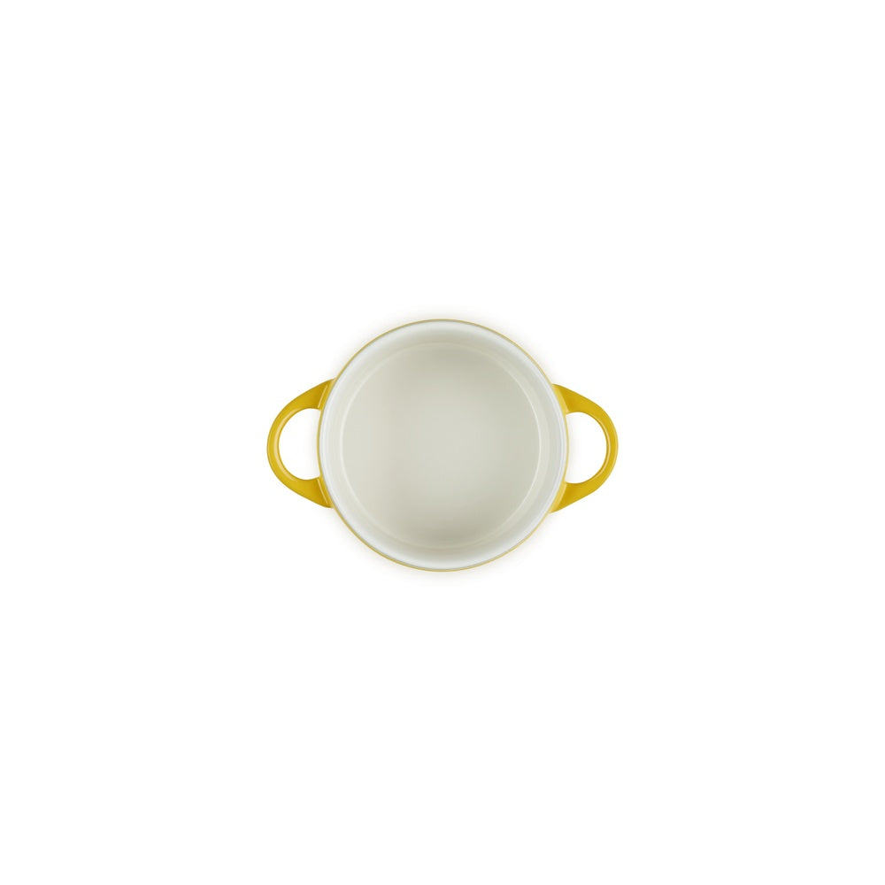 LE CREUSET Mini Cocotte Rotonda in Gres Vetrificato Nectar 10 cm 0,25 L