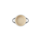 LE CREUSET Mini Cocotte Rotonda in Gres Vetrificato Flint 10 cm 0,25 L