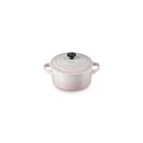 LE CREUSET Mini Cocotte Rotonda in Gres Vetrificato Shell Pink 10 cm 0,25 L