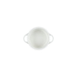 LE CREUSET Mini Cocotte Rotonda in Gres Vetrificato Meringa 10 cm 0,25 L