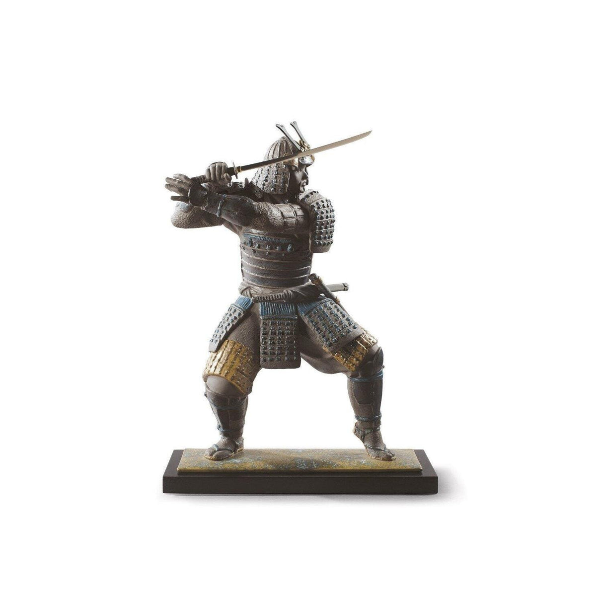 Lladró Scultura Guerriero Samurai 60x44cm Porcellana