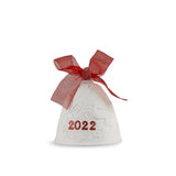 Lladró - Campana di Natale 2022 Rosso Bianco Porcellana 01018469