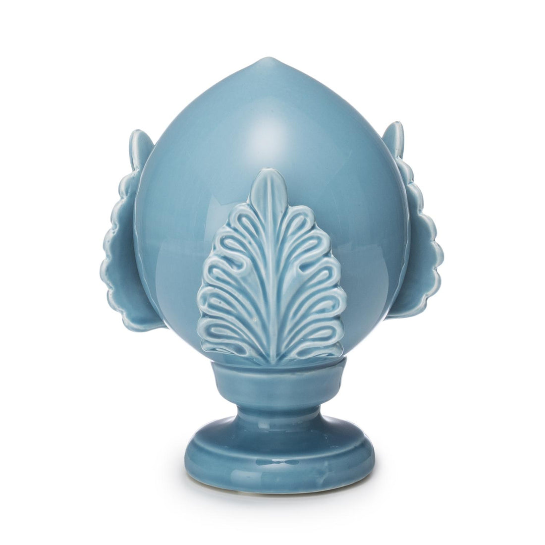 PALAIS ROYAL Pumo Pomo Pugliese Decorazione Azzurro Cielo 17cm Ceramica