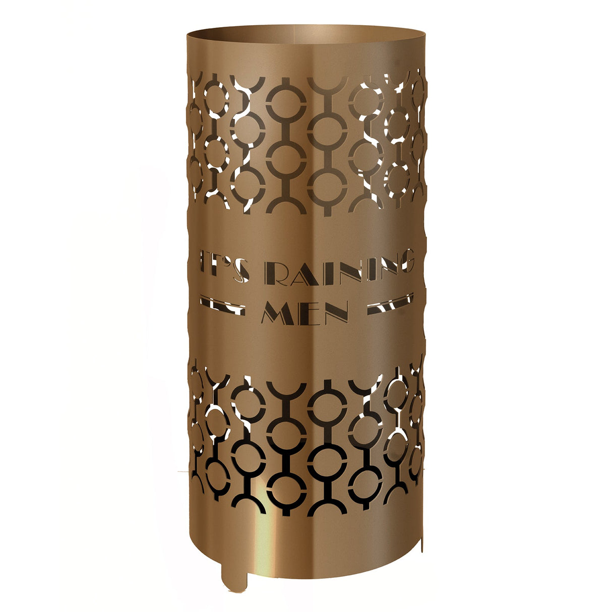 ARTI & MESTIERI Portaombrelli Moderno Raining Men Oro Laccato