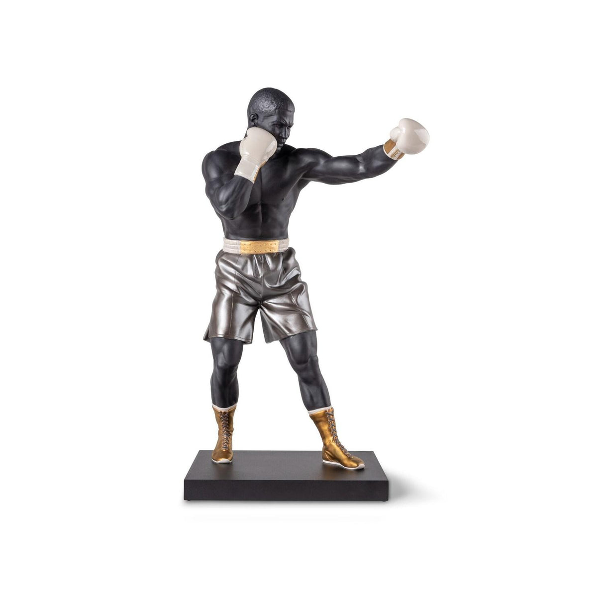 LLADRO' Scultura Boxer 61x35cm Porcellana