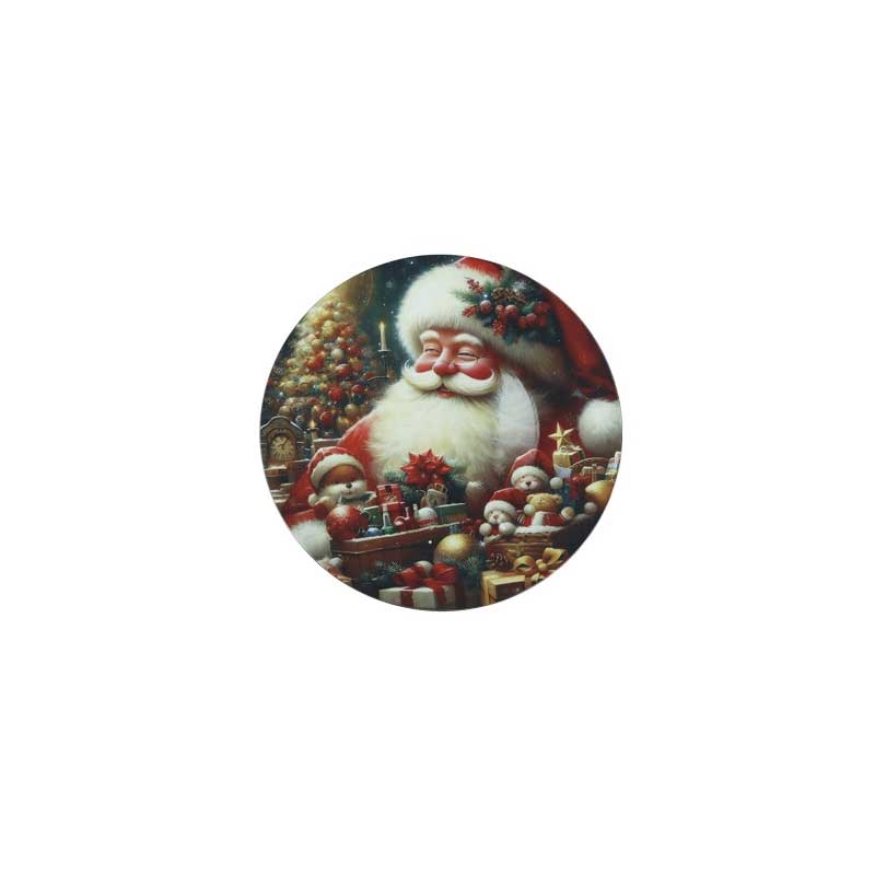 BRANDANI Christmas Sottopiatto Natalizio in PP Babbo Natale Pezzi 40cm