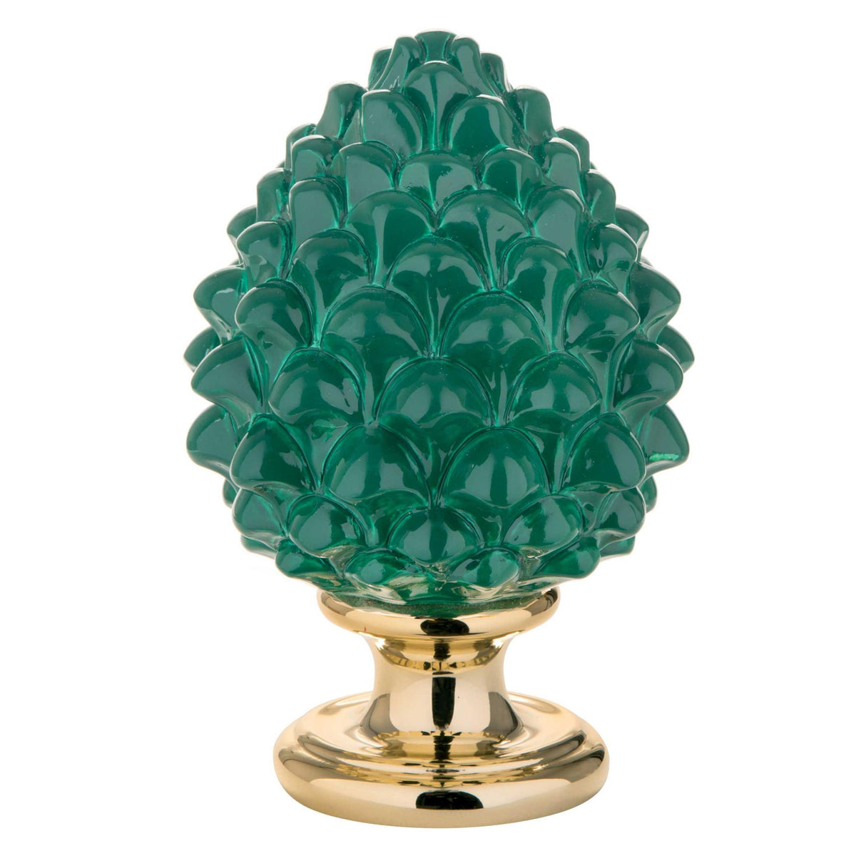 BONGELLI PREZIOSI Sicilian Pinecone Green Lucky Charm 17cm Marmorino