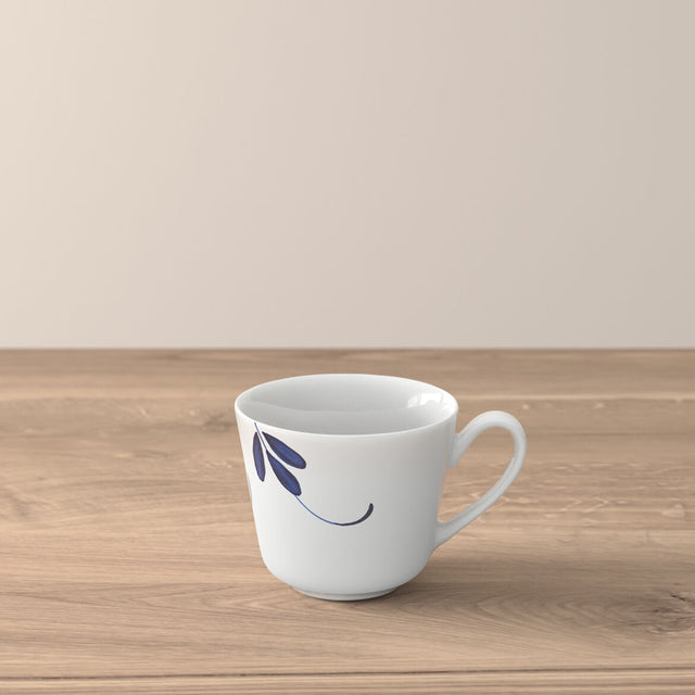 Tazzina espresso Villeroy & Boch in porcellana decoro blu e bianco 100 ml