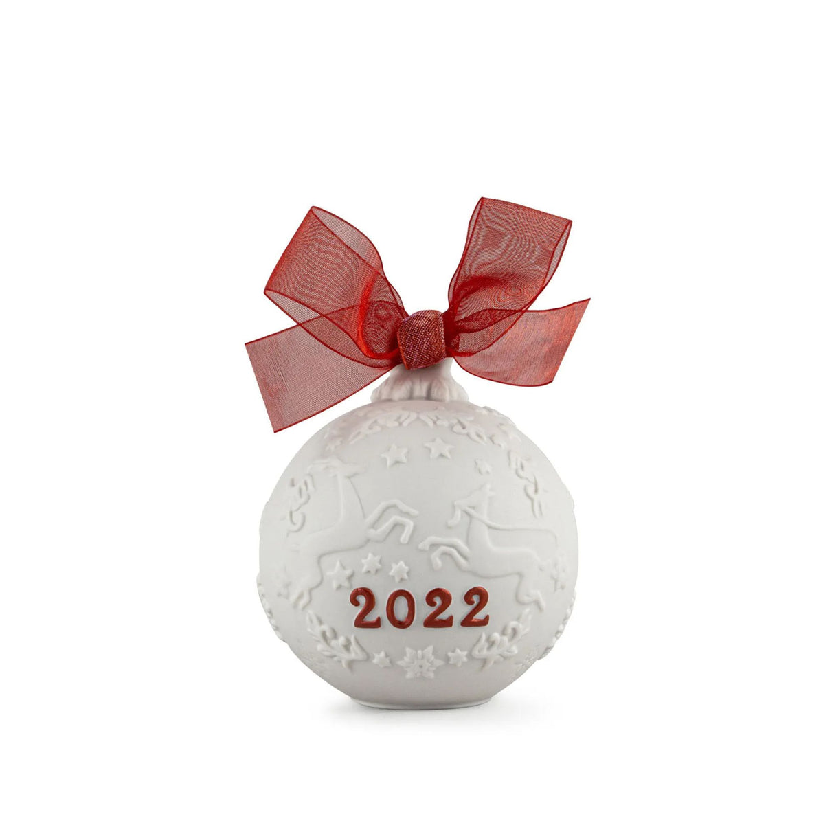 Lladró - Palla di Natale 2022 Rosso Porcellana 010018467