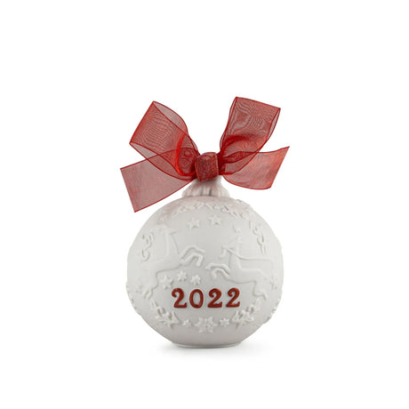 Lladró - Palla di Natale 2022 Rosso Porcellana 010018467