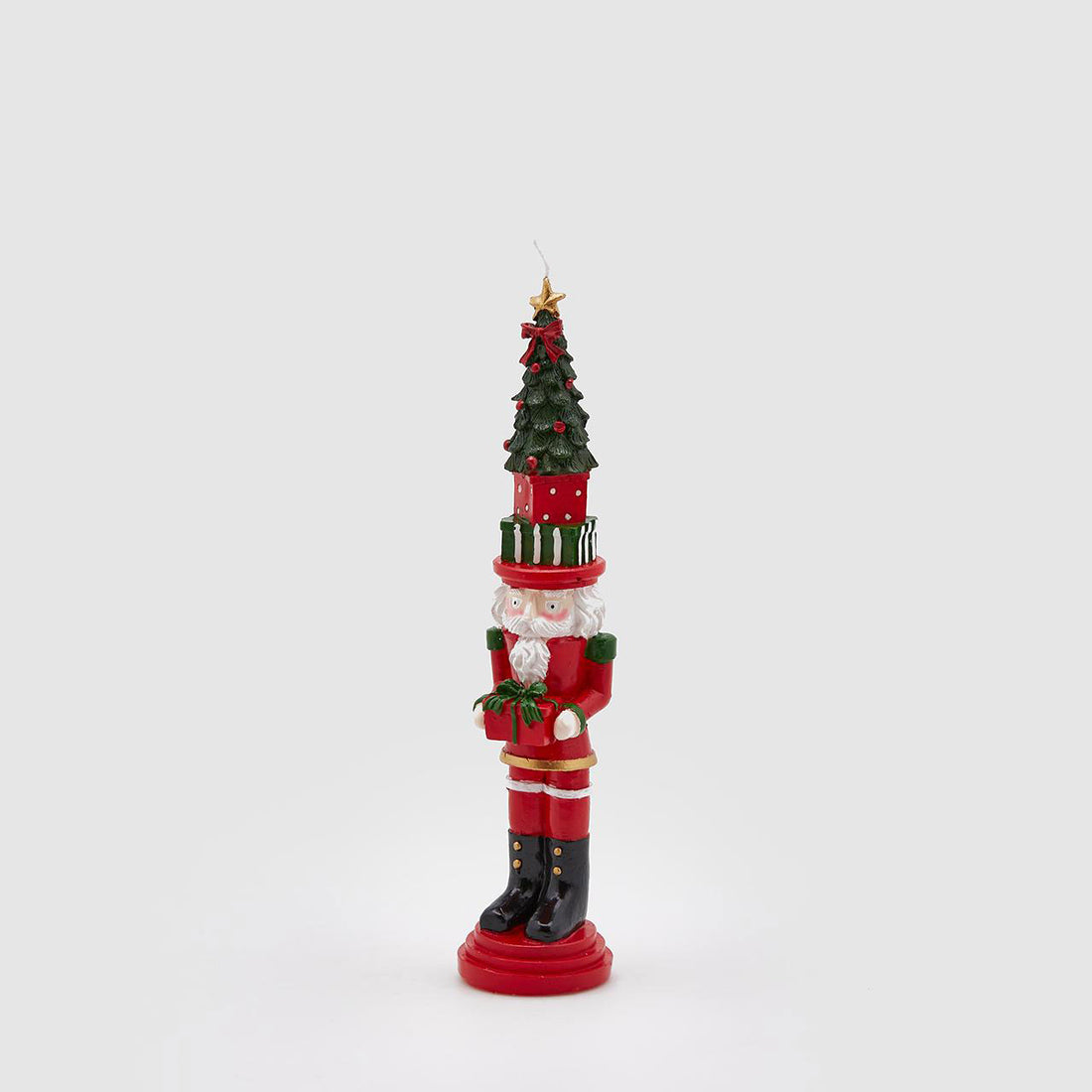 EDG - Candela di Natale Soldatino Decorazione Natalizia 26cm