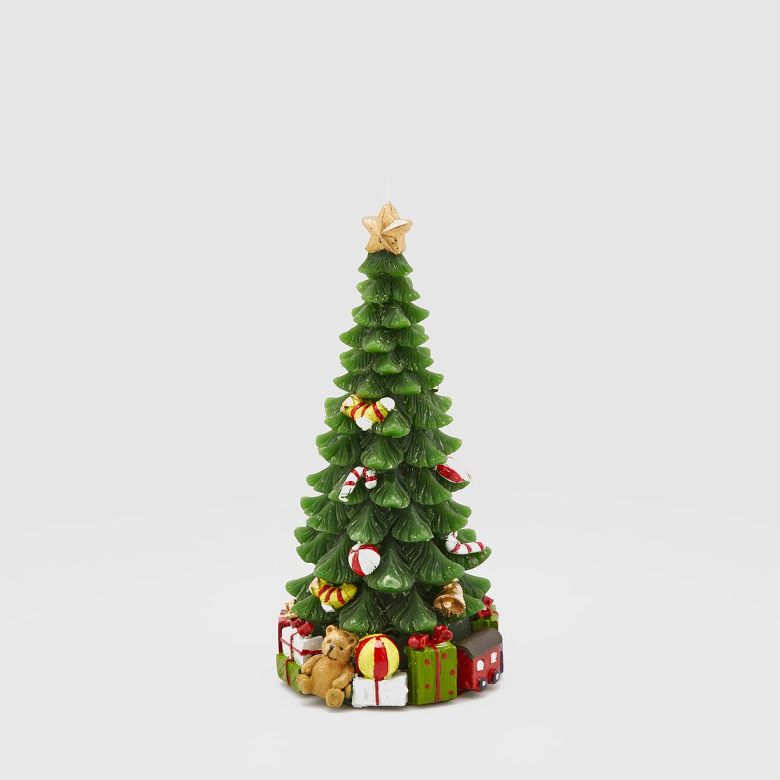EDG - Candela Pino Albero di Natale Decorazione Natalizia 22cm