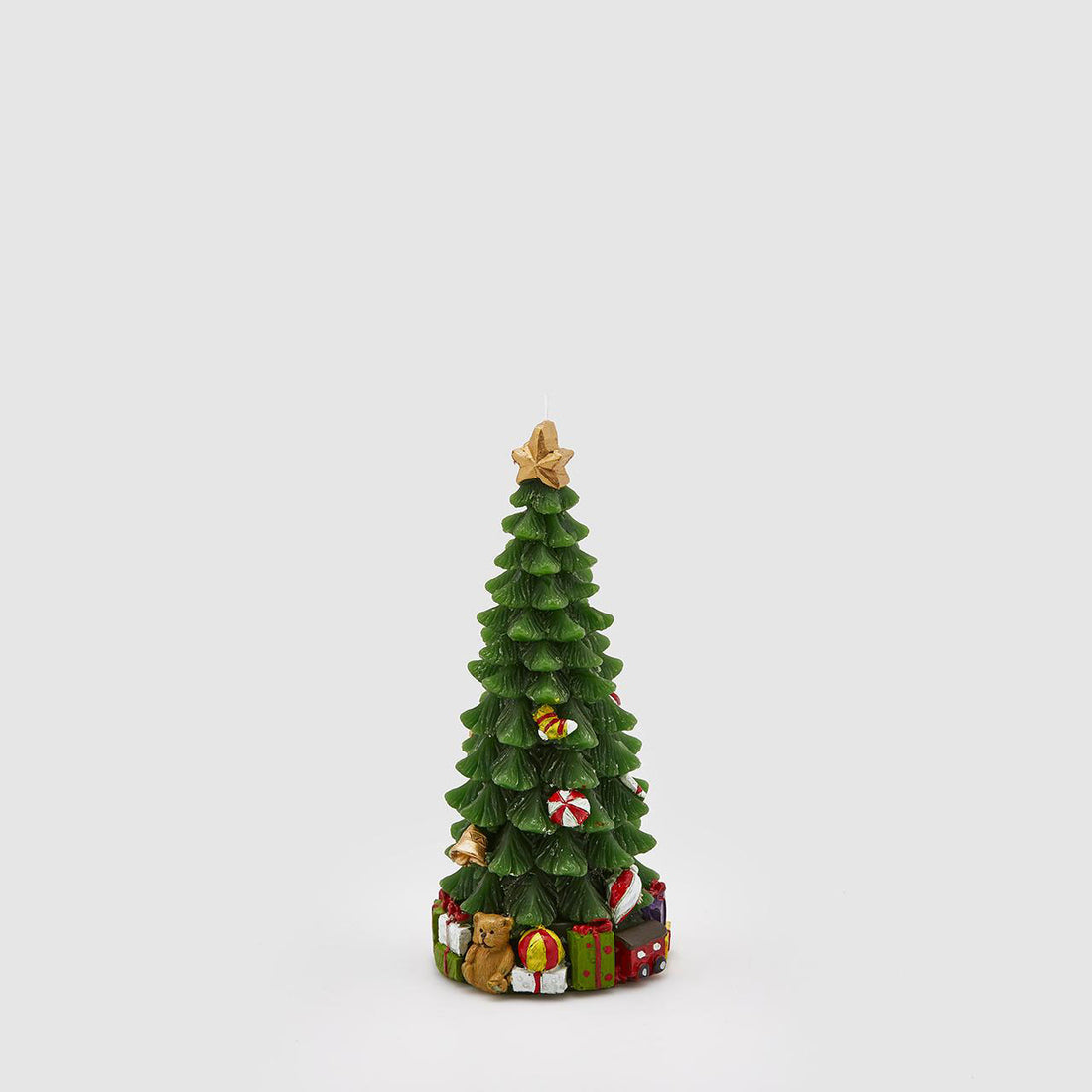 EDG - Candela Pino Albero di Natale Decorazione Natalizia 18cm