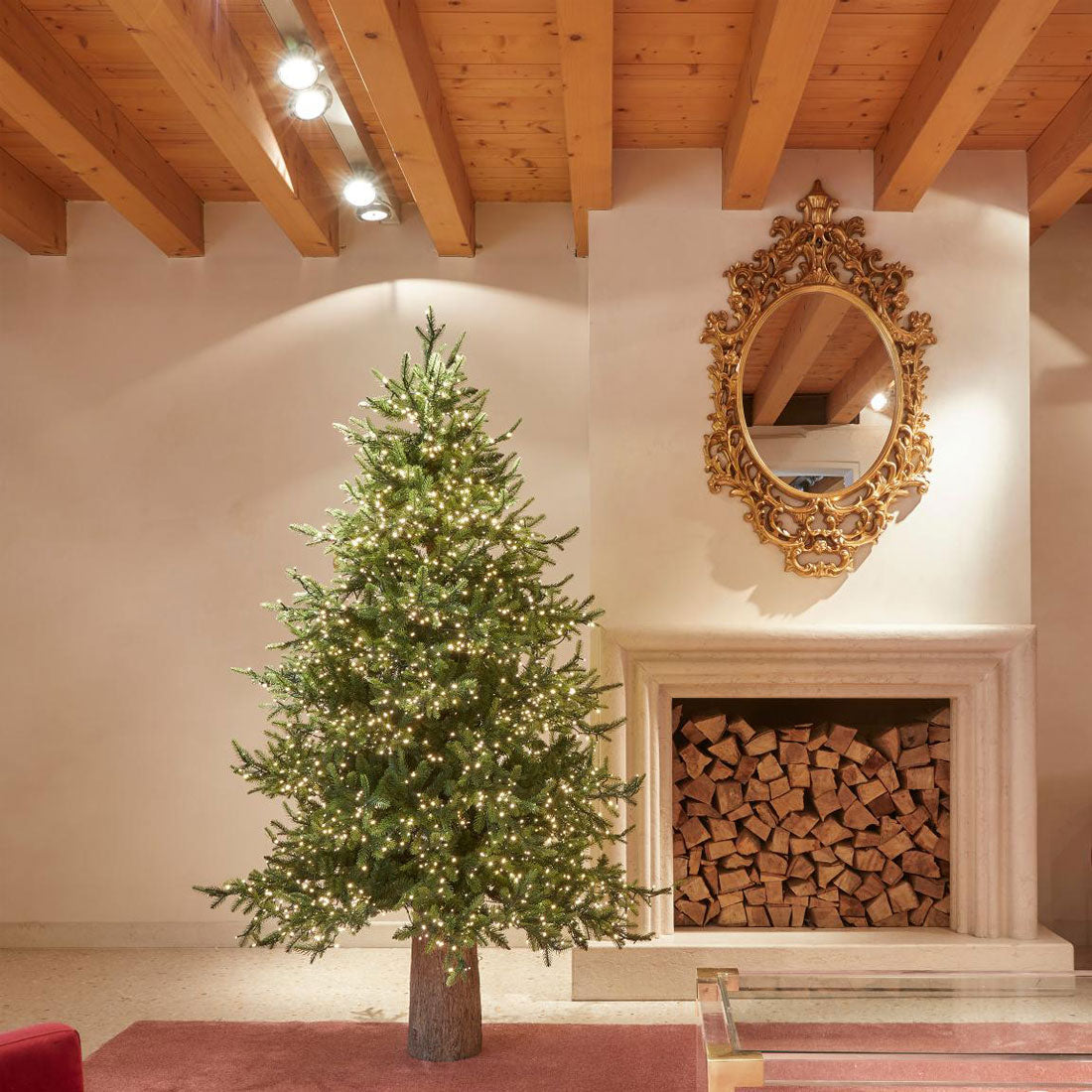 EDG - Luxury Pine Christmas Tree H180cm D136cm Realistic 3000 LED
