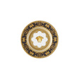 VERSACE - I Love Baroque Piattino Piatto 18 cm Porcellana Nero Oro