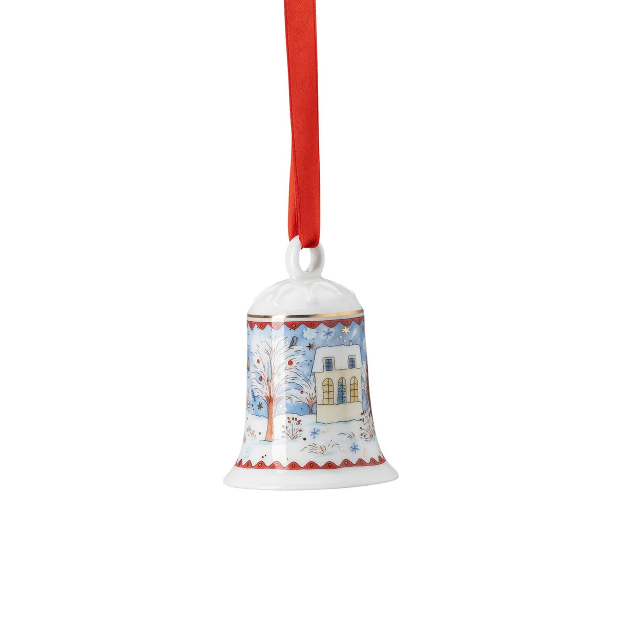 HUTSCHENREUTHER - Campanella Addobbo Decorazione Natale Edizione Limitata 2022 Porcellana