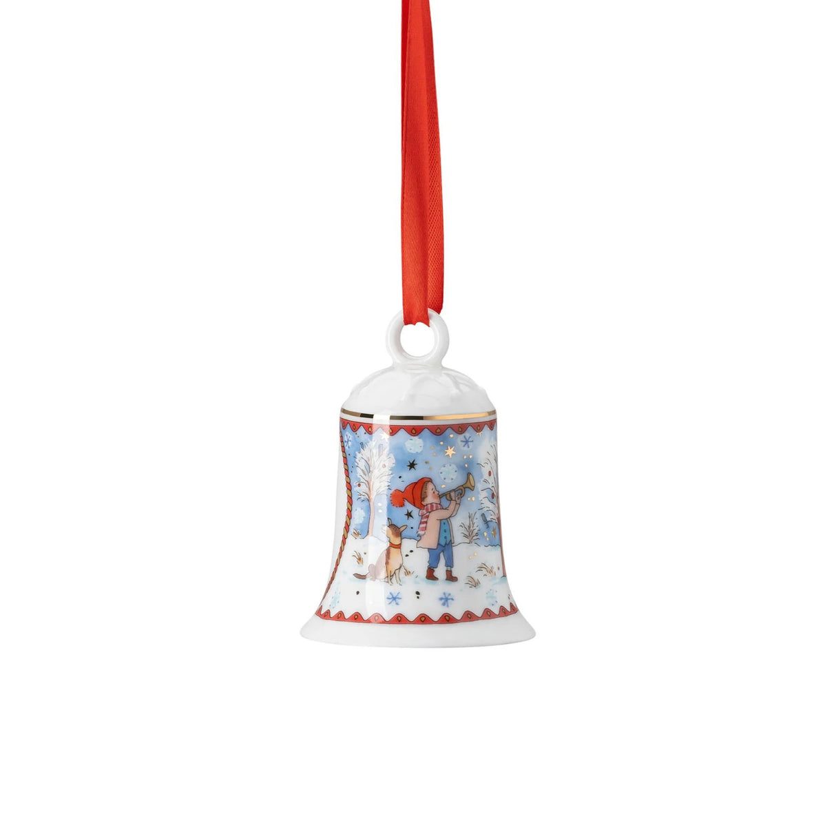 HUTSCHENREUTHER - Bell Decoration Christmas Decoration Limited Edition 2022 Porcelain
